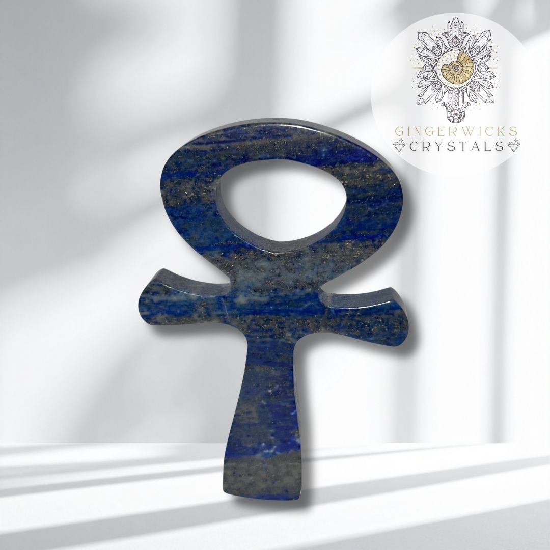Lapis lazuli Ankh Carving