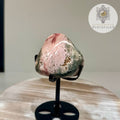 Rhodochrosite Freeform with Pyrite Inclusions