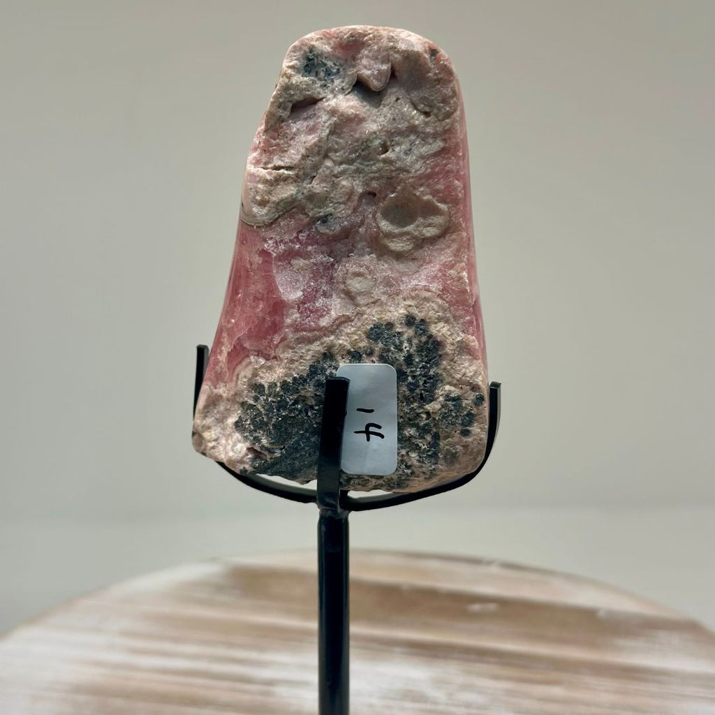 Rhodochrosite Freeform on Stand