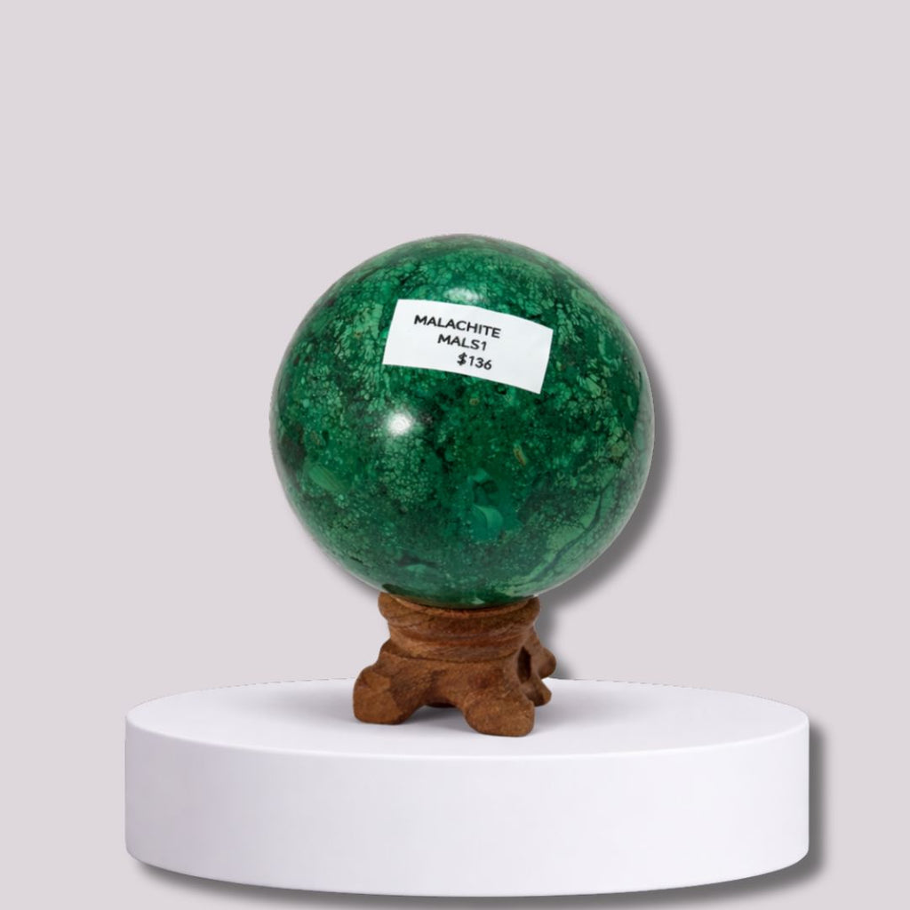 Malachite sphere