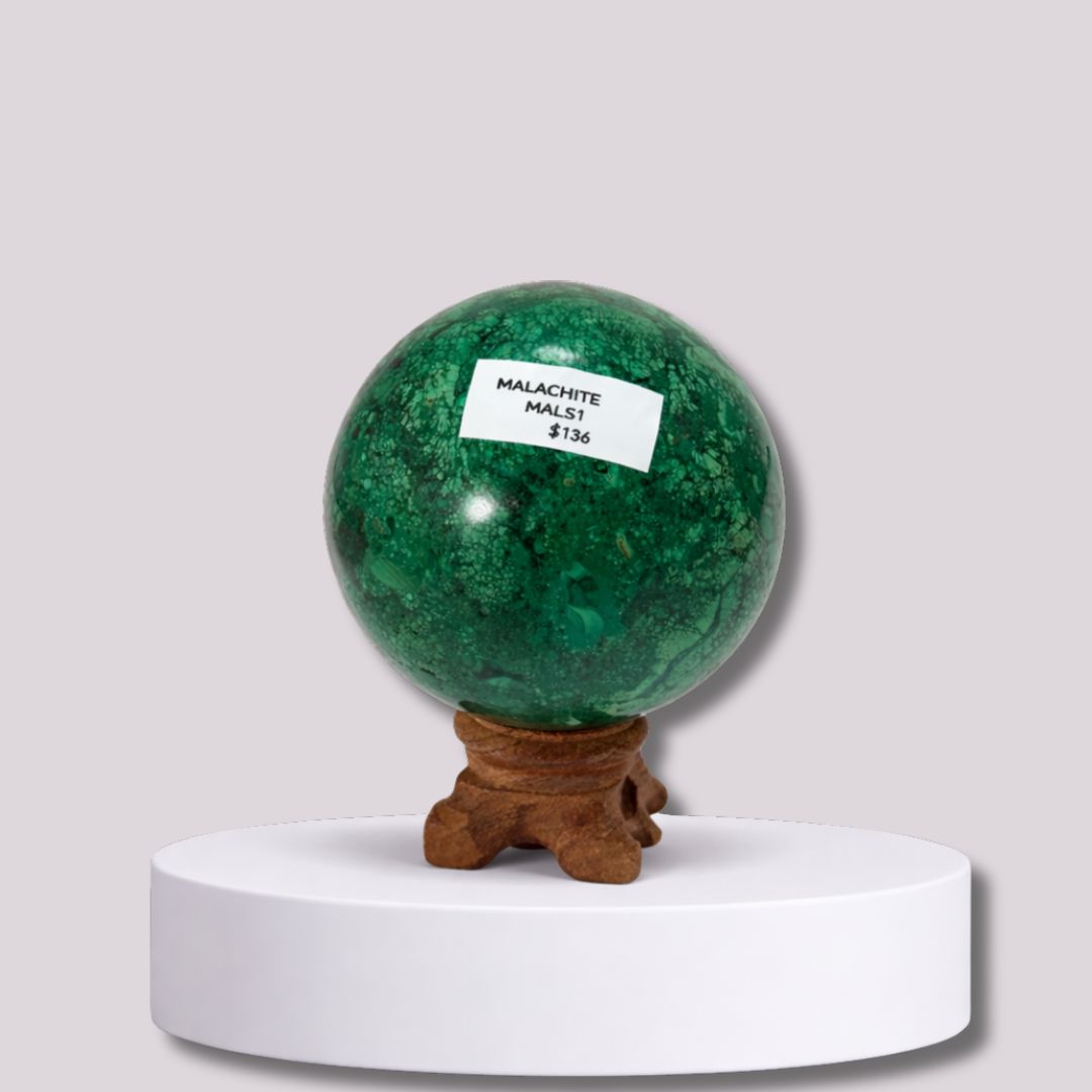Malachite sphere