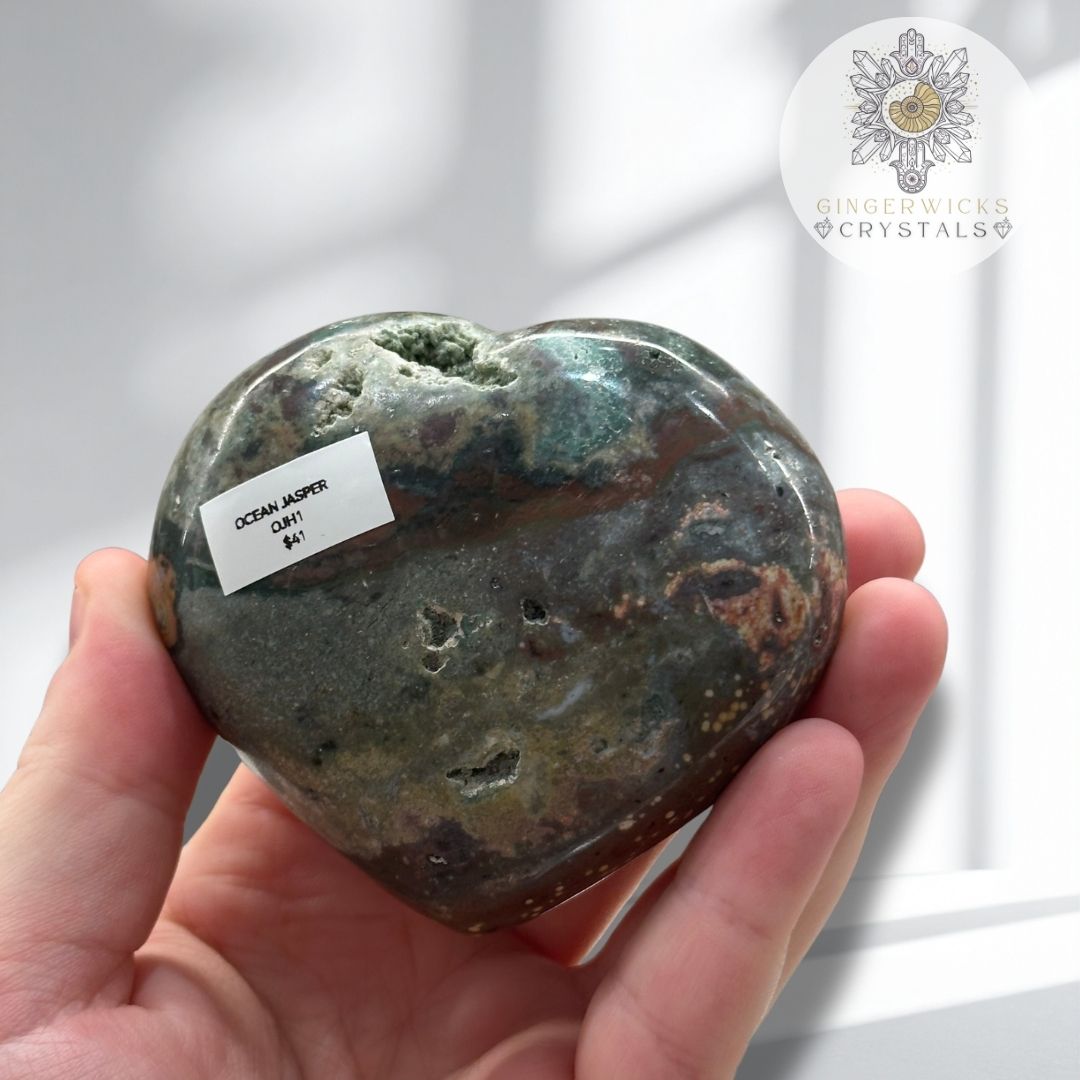 Ocean Jasper Heart