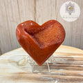 Druzy Carnelian Heart CA9