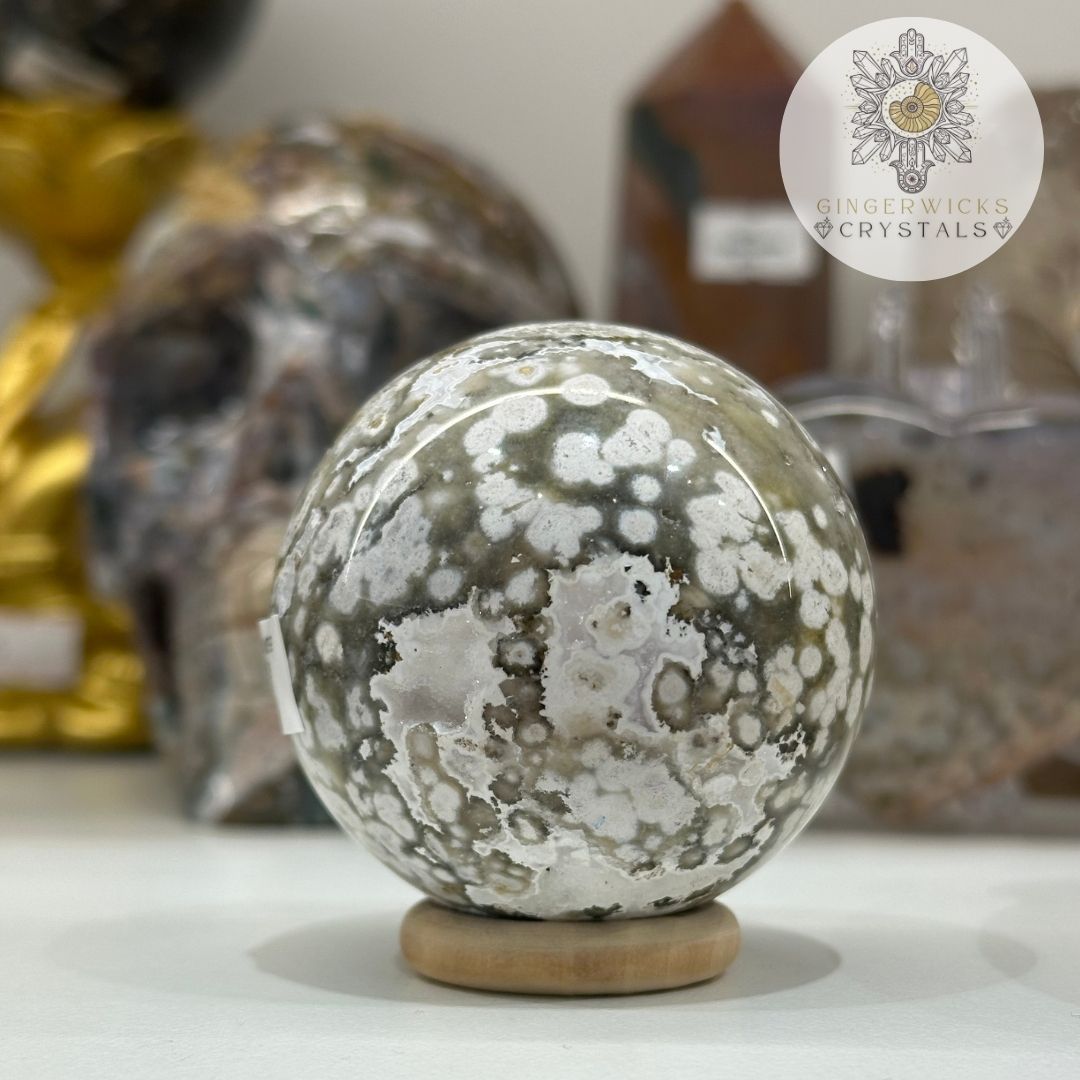 Ocean Jasper Sphere