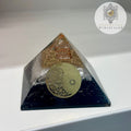 Black Tourmaline & Selenite Orgone Pyramid