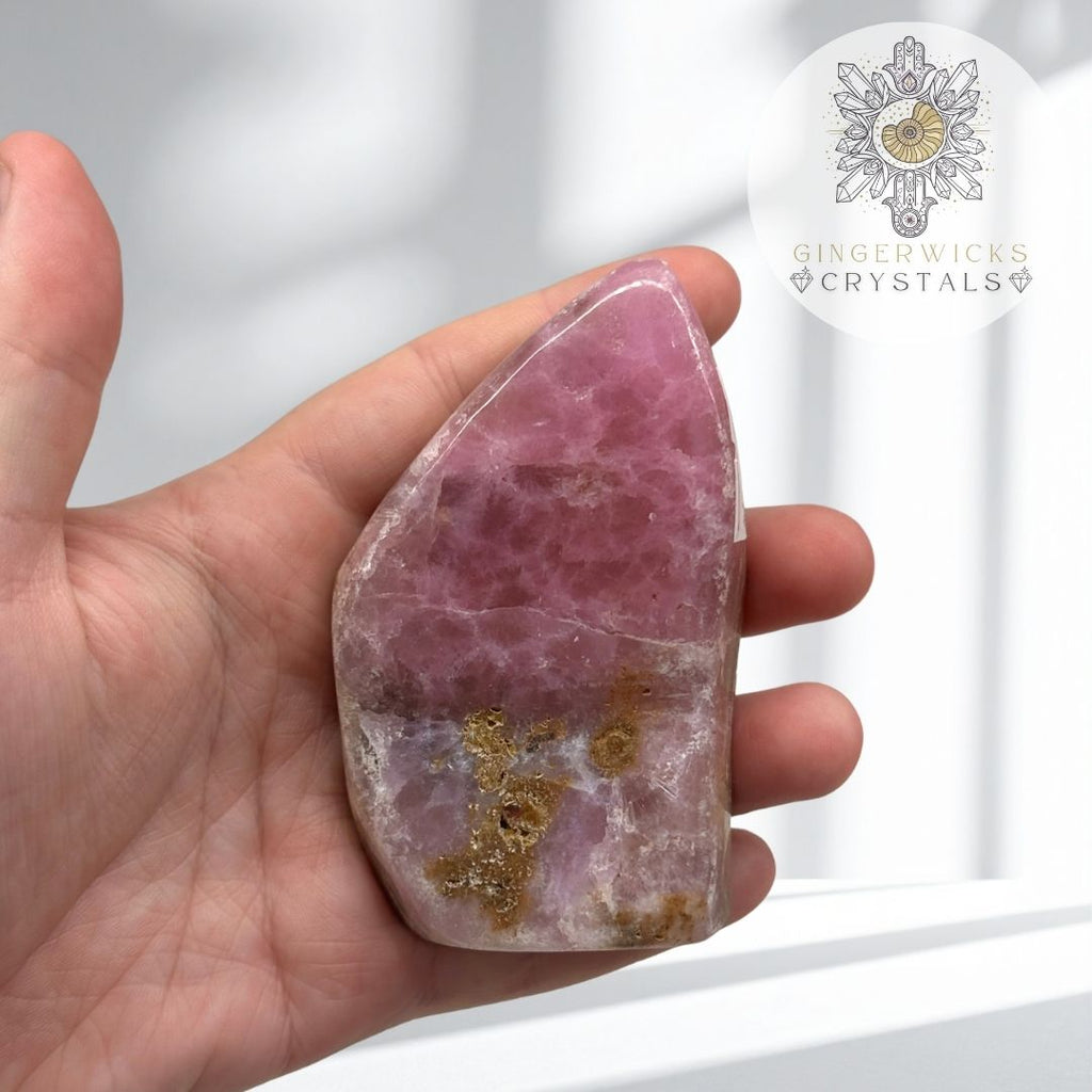 Pink Aragonite Freeform