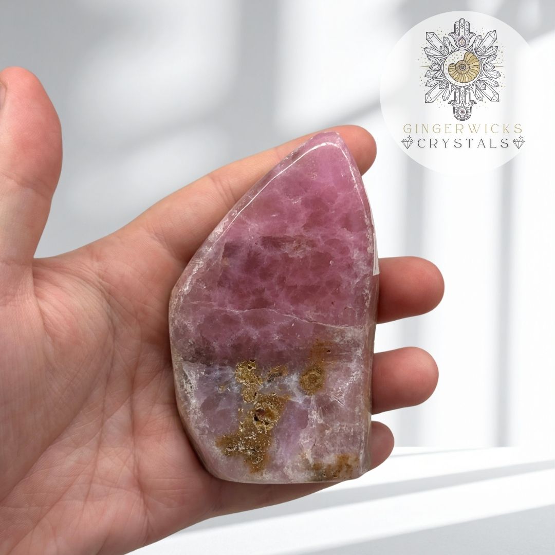 Pink Aragonite Freeform