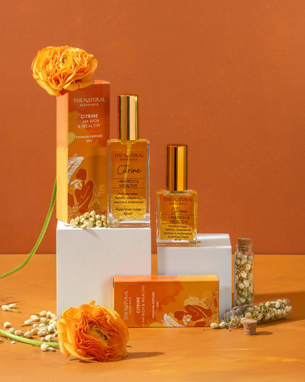 Citrine – I am Rich & Wealthy – Perfume for Money Wealth and Abundance.: 100mL