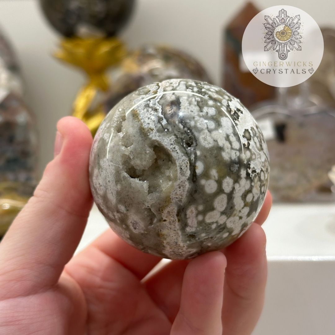 Ocean Jasper Sphere
