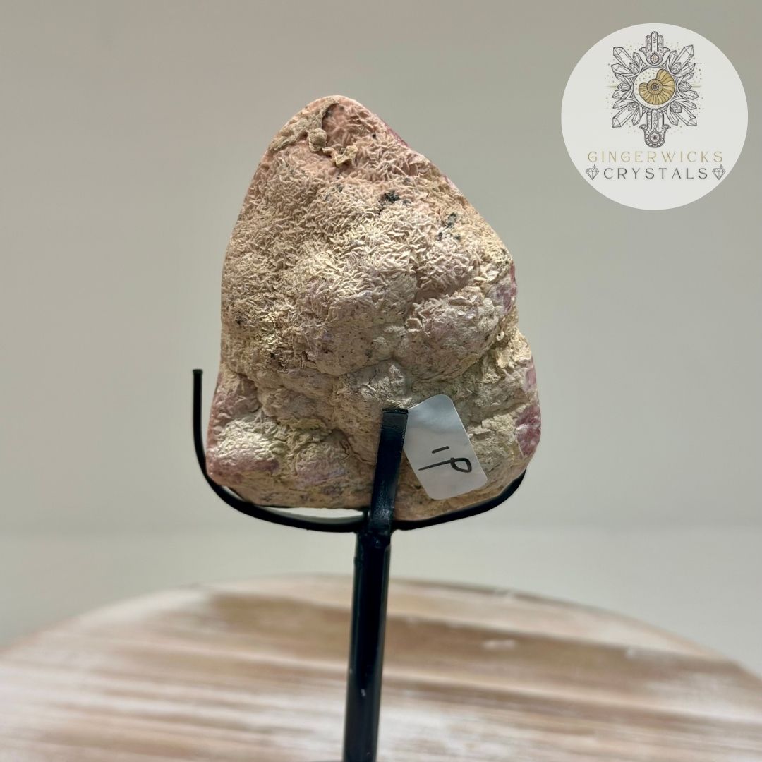 Rhodochrosite Freeform on Stand