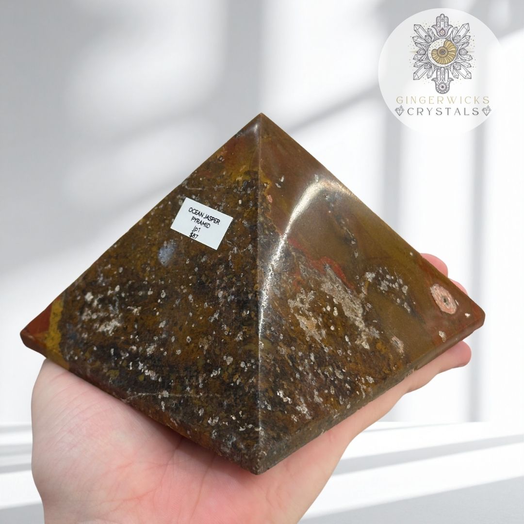 Ocean Jasper Pyramid