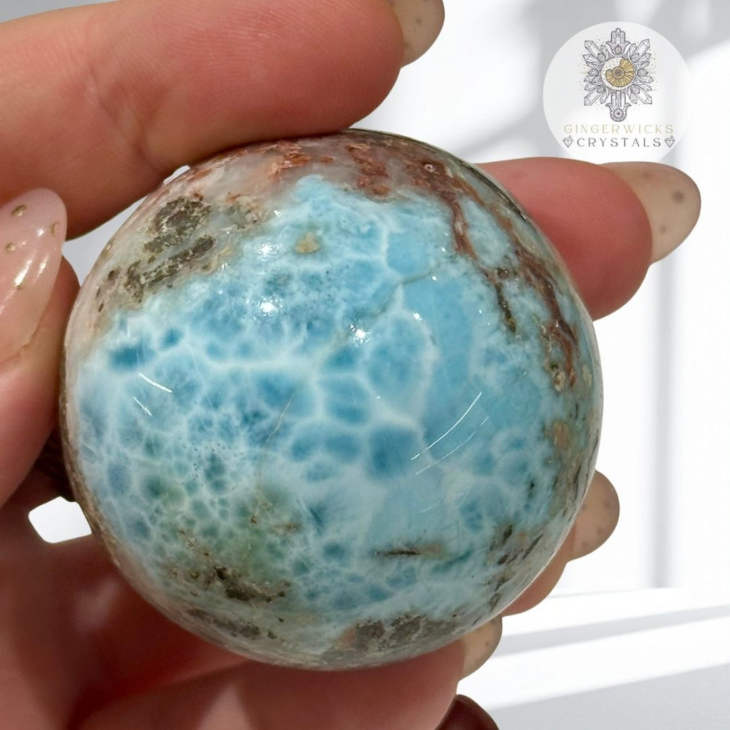 Larimar sphere