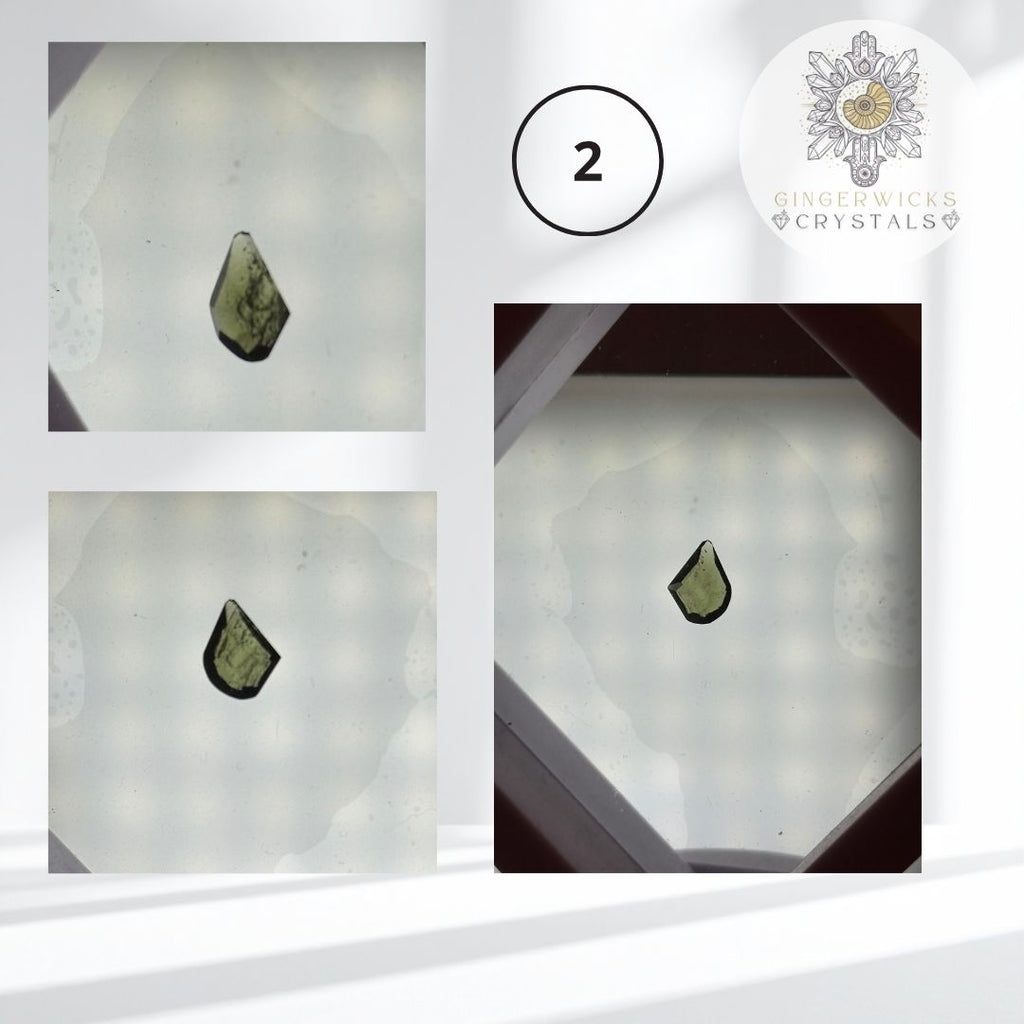 Fantasy-Cut Moldavite – Chlum, Czech Republic (2023 Find) (2)