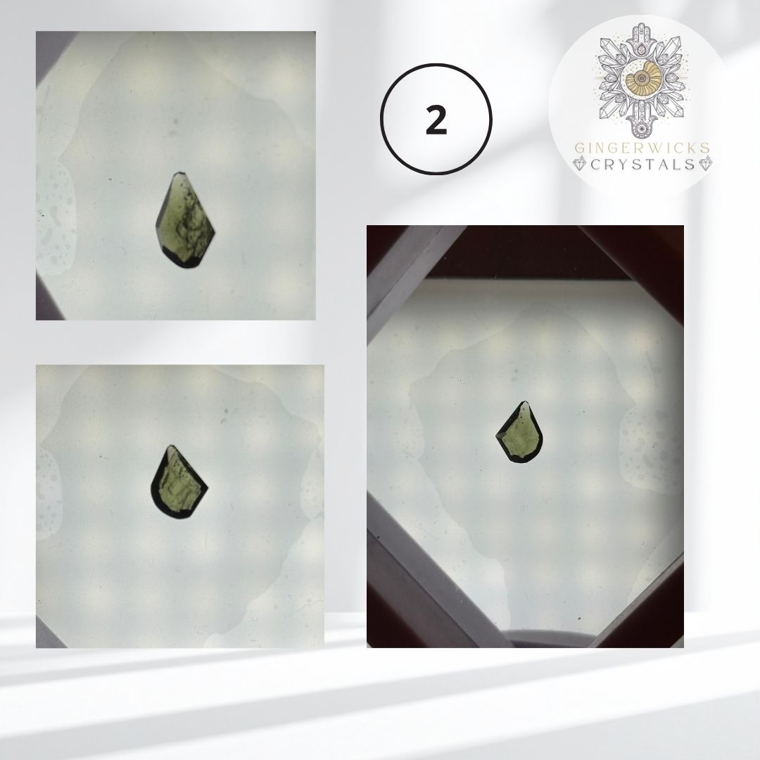 Fantasy-Cut Moldavite – Chlum, Czech Republic (2023 Find) (2)