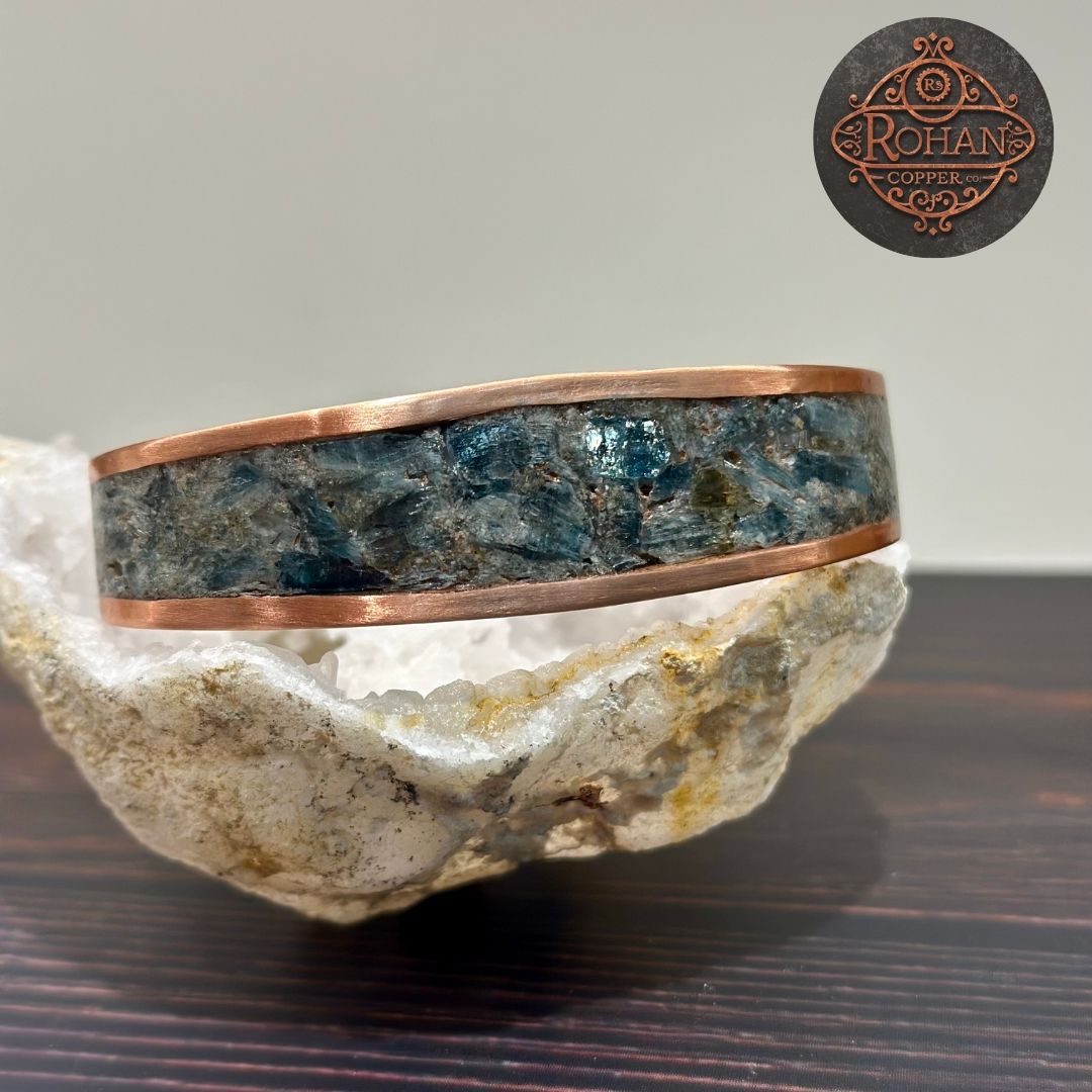Australian Ocean Kyanite Copper Bracelet