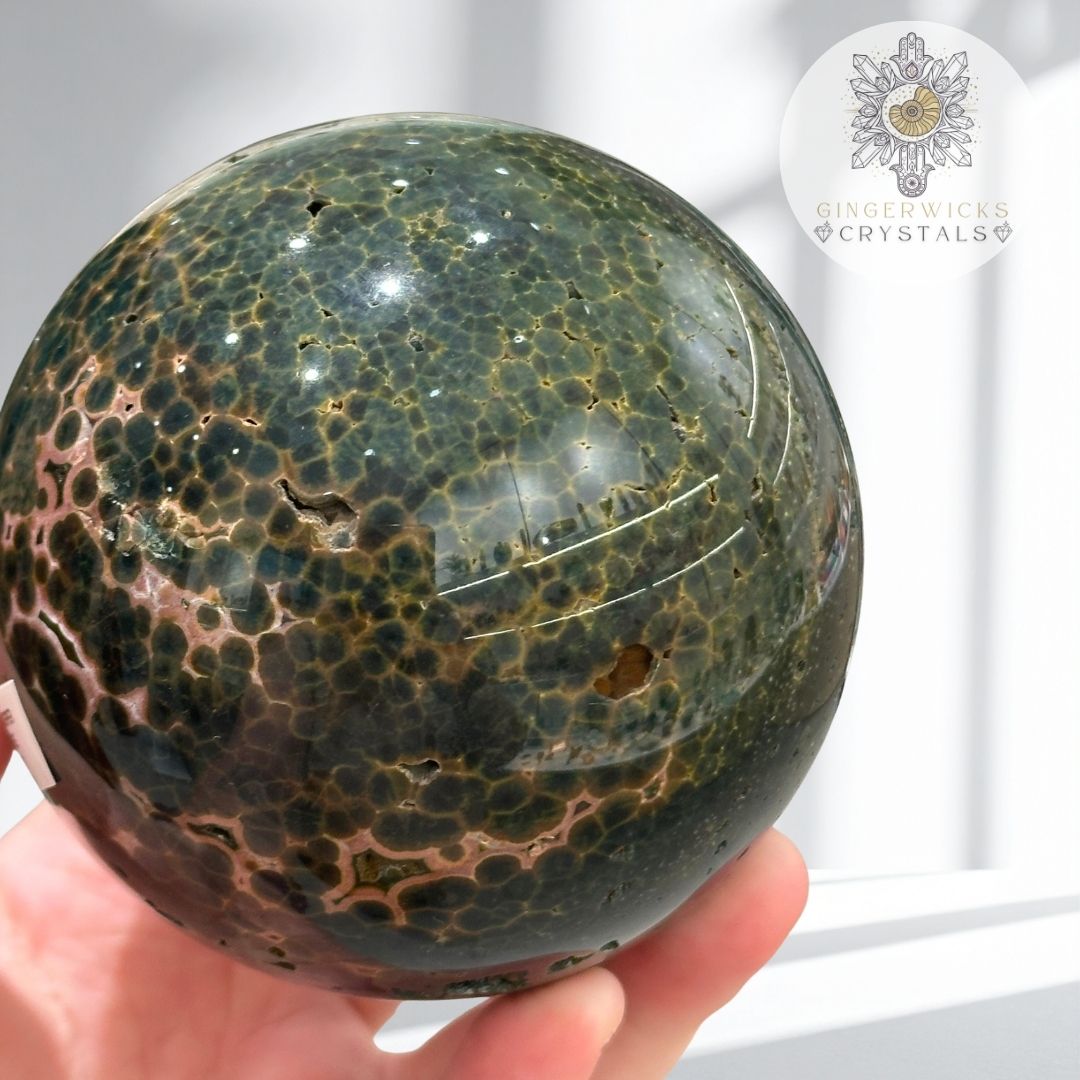 Ocean Jasper Sphere