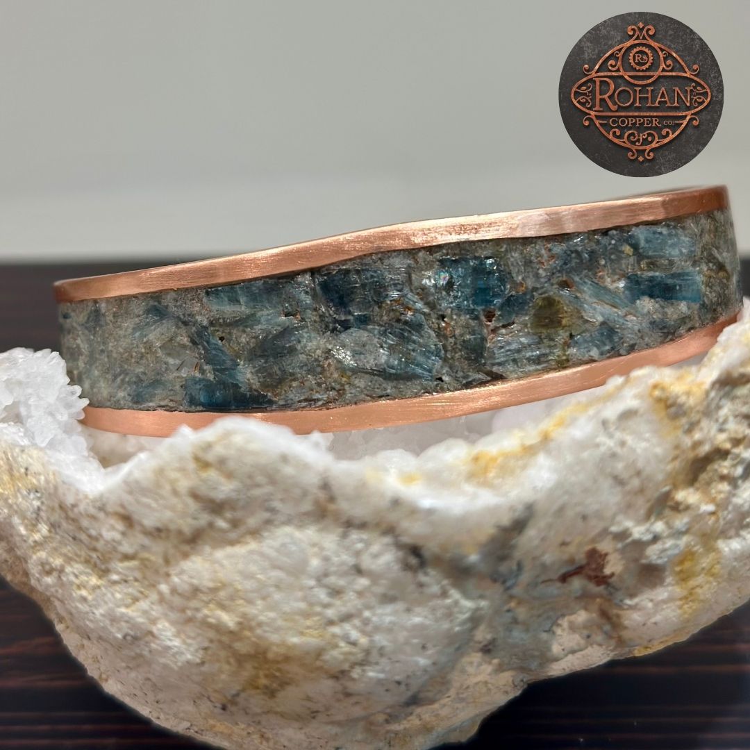 Australian Ocean Kyanite Copper Bracelet