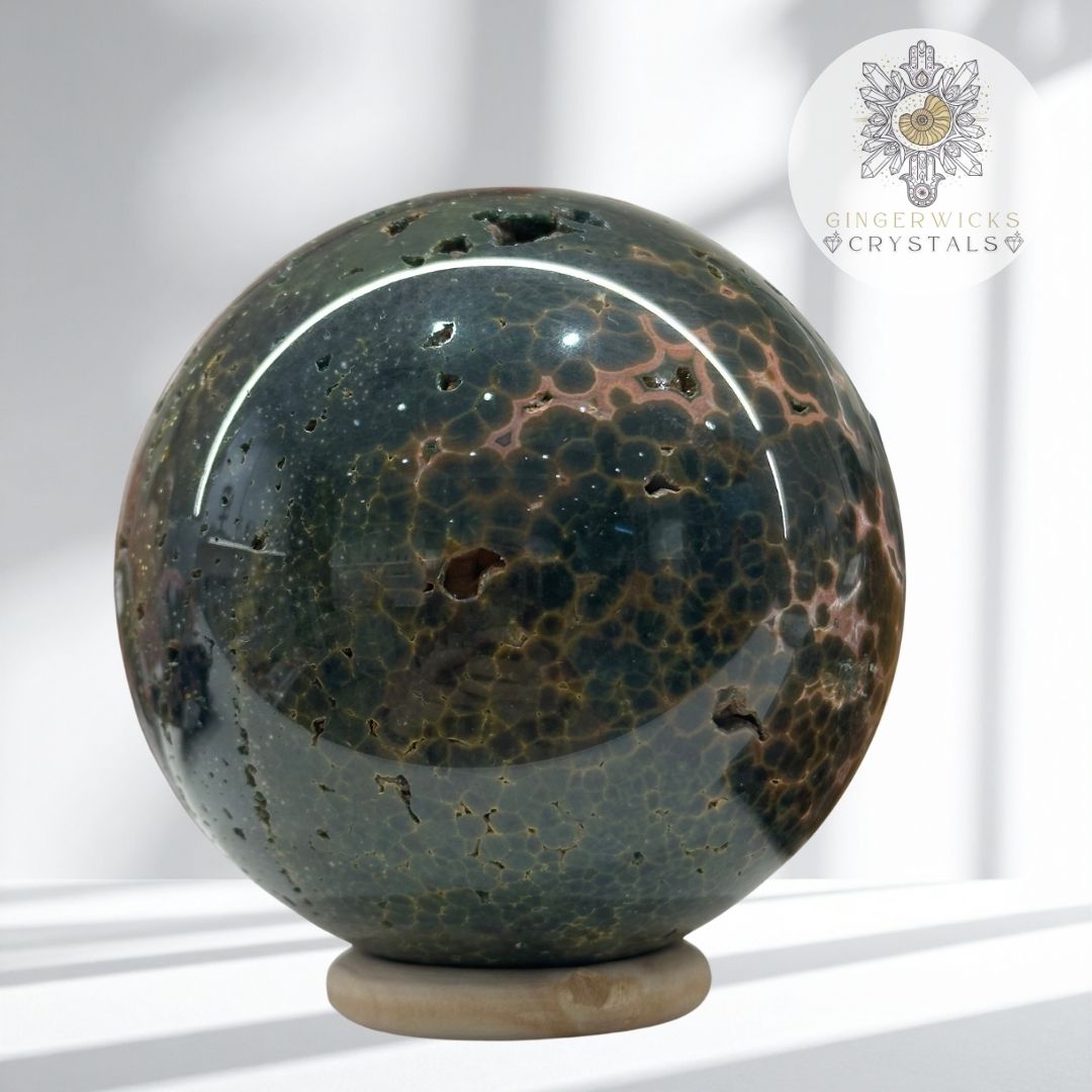Ocean Jasper Sphere