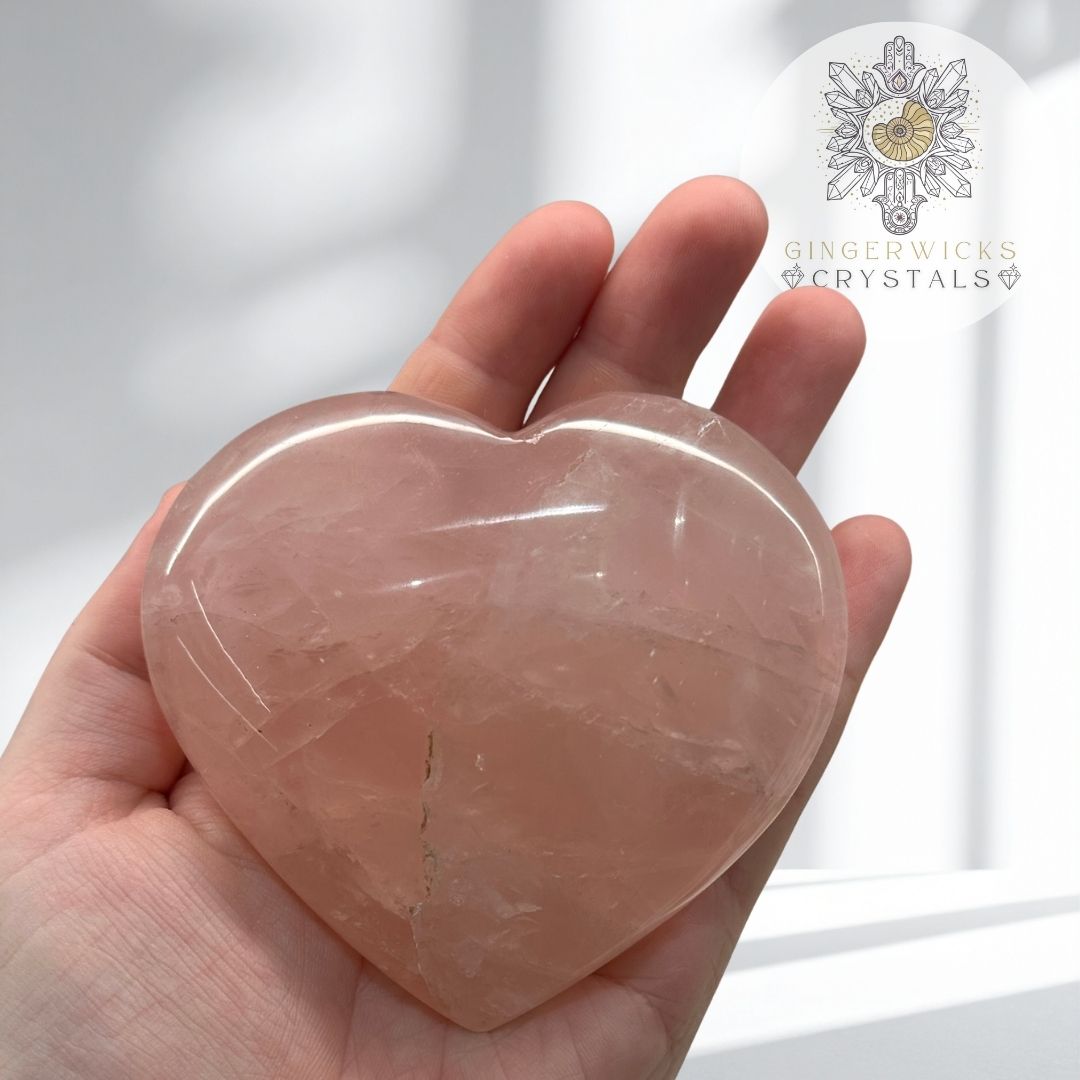 Rose Quartz Heart
