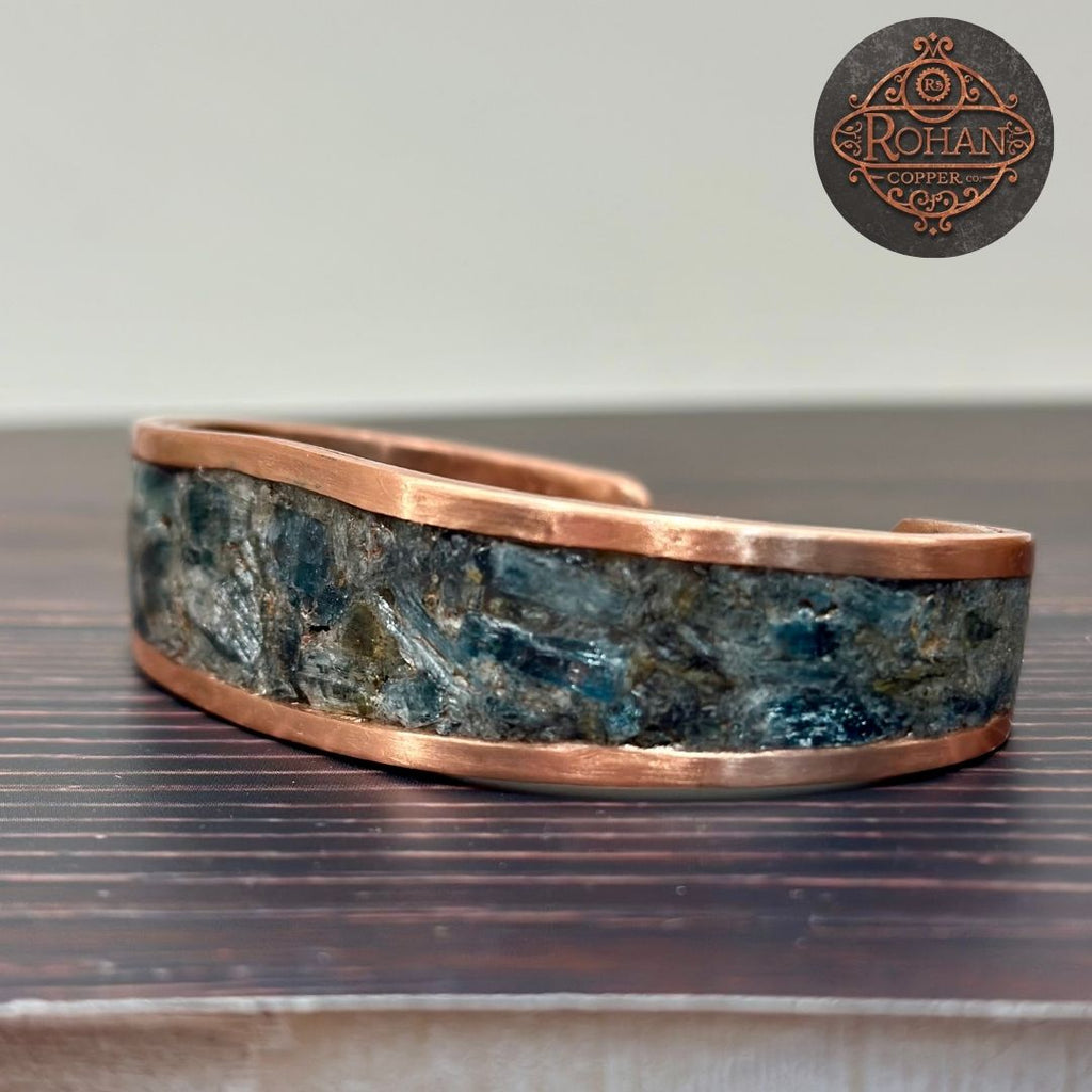 Australian Ocean Kyanite Copper Bracelet