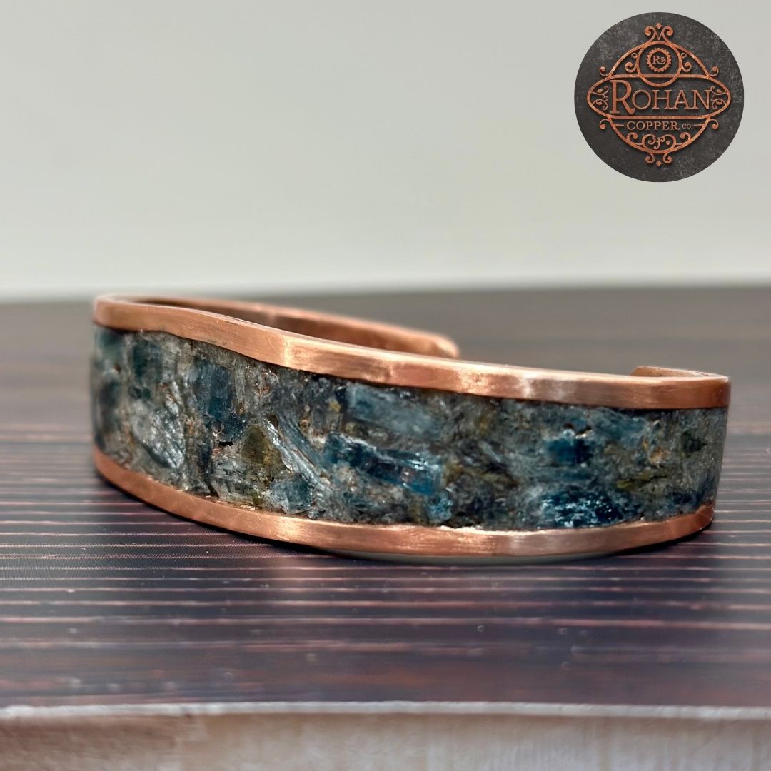 Australian Ocean Kyanite Copper Bracelet