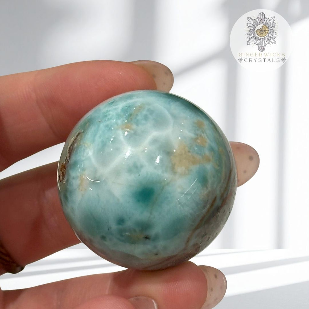 Larimar sphere
