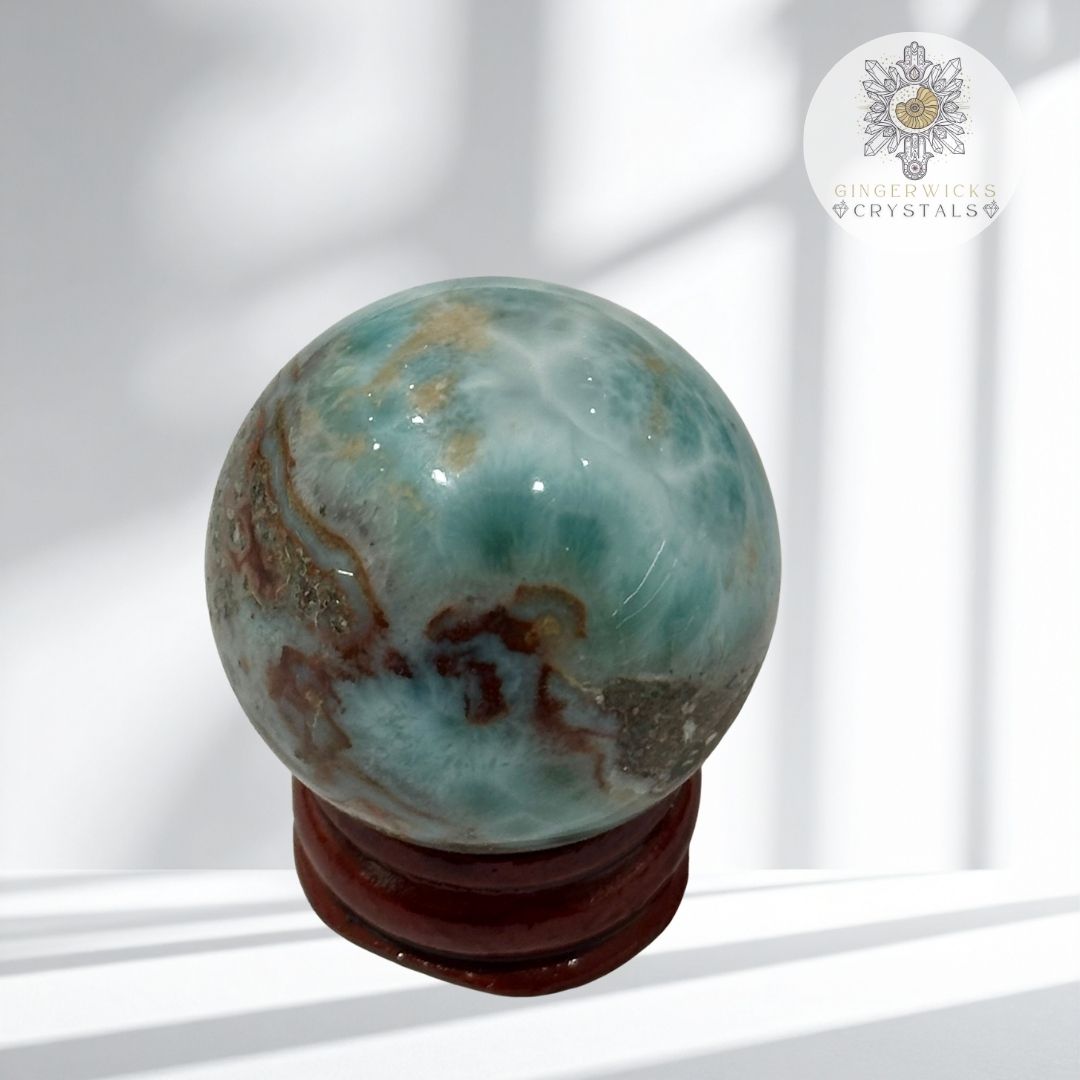 Larimar sphere