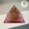 Rose Quartz Orgone Pyramid