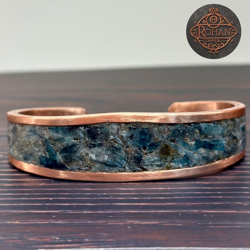 Australian Ocean Kyanite Copper Bracelet