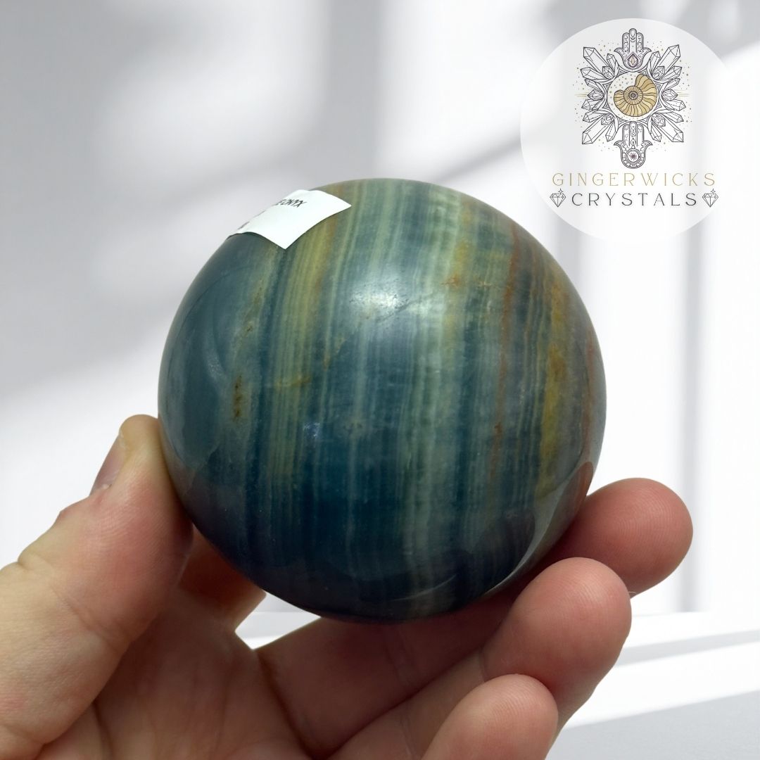 Blue Onyx Sphere