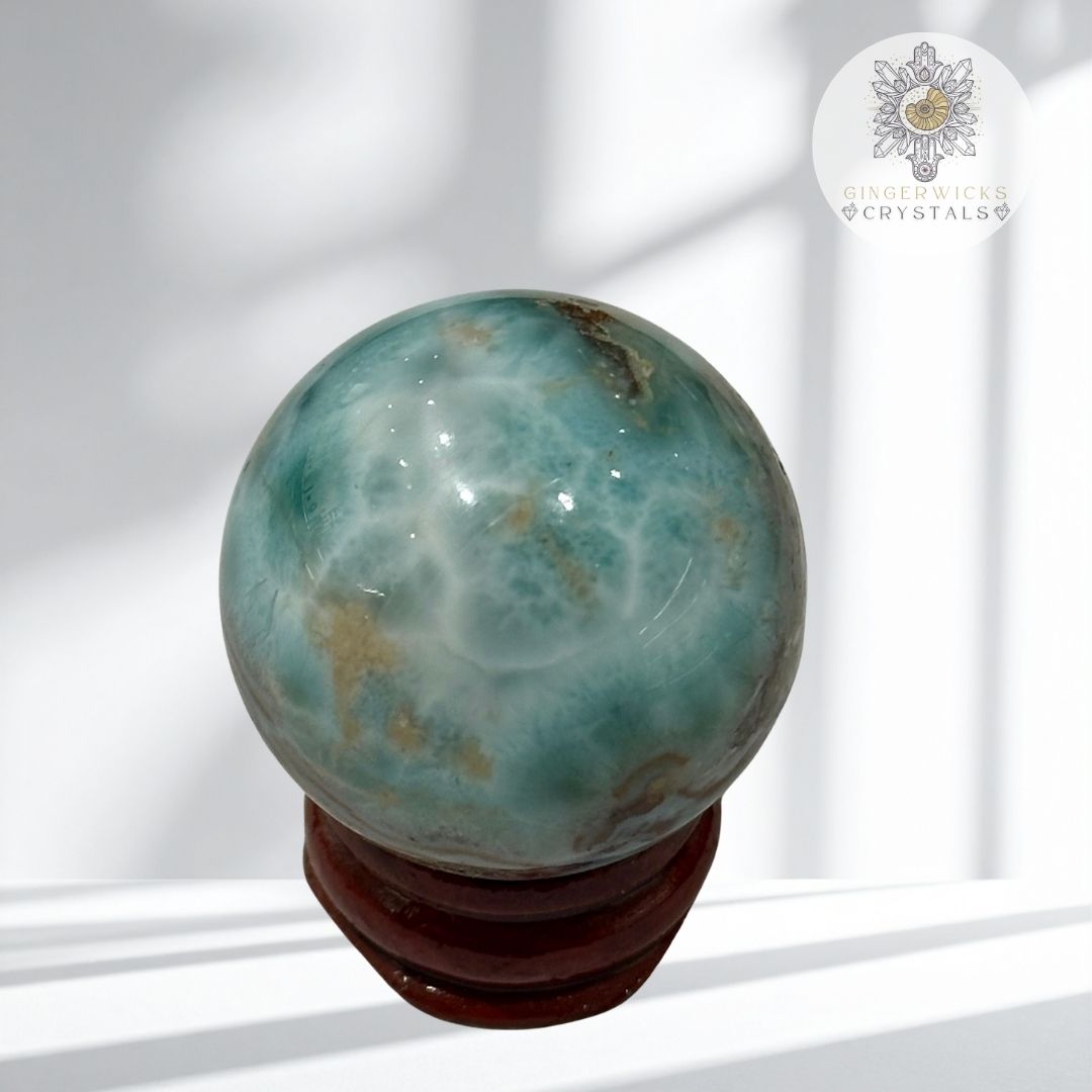 Larimar sphere