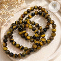 Gold Tiger’s Eye Bracelet – 8mm Beads