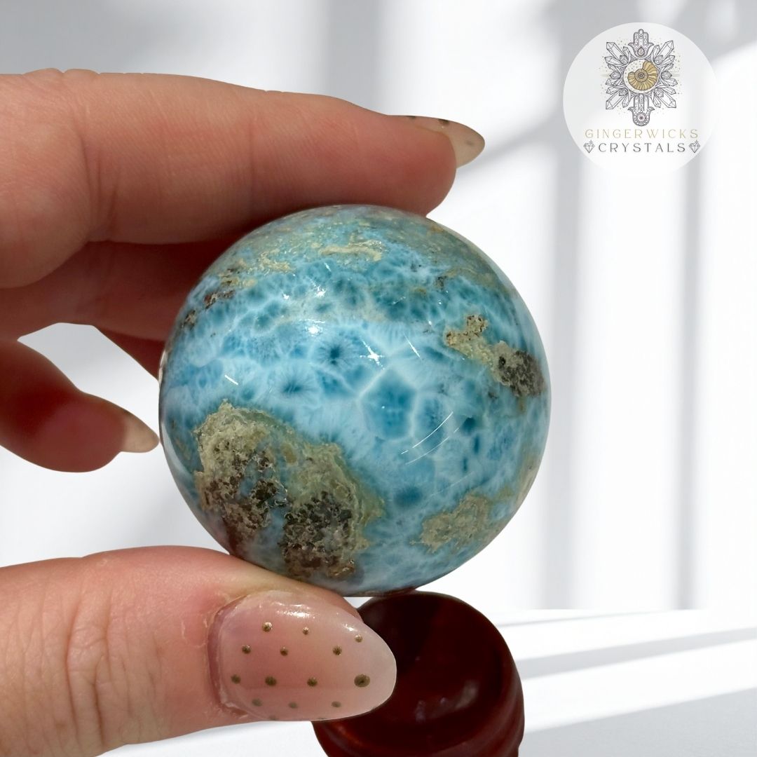 Larimar Sphere