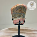 Rhodochrosite Freeform on Stand