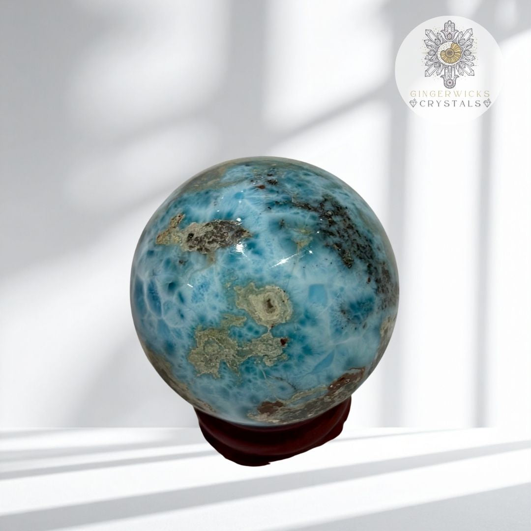Larimar Sphere