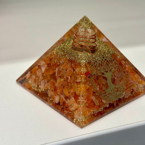 Carnelian Orgone Pyramid