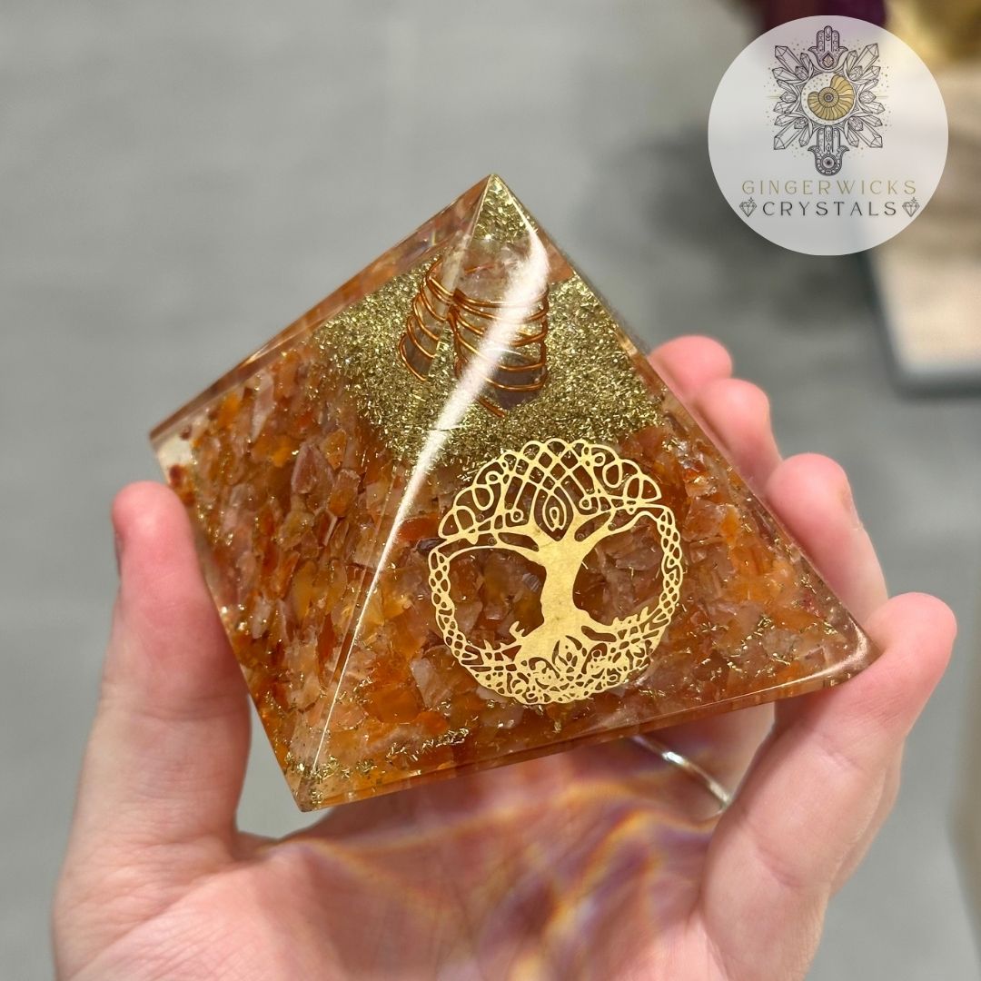 Carnelian Orgone Pyramid