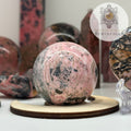 Peruvian Rhodonite Sphere