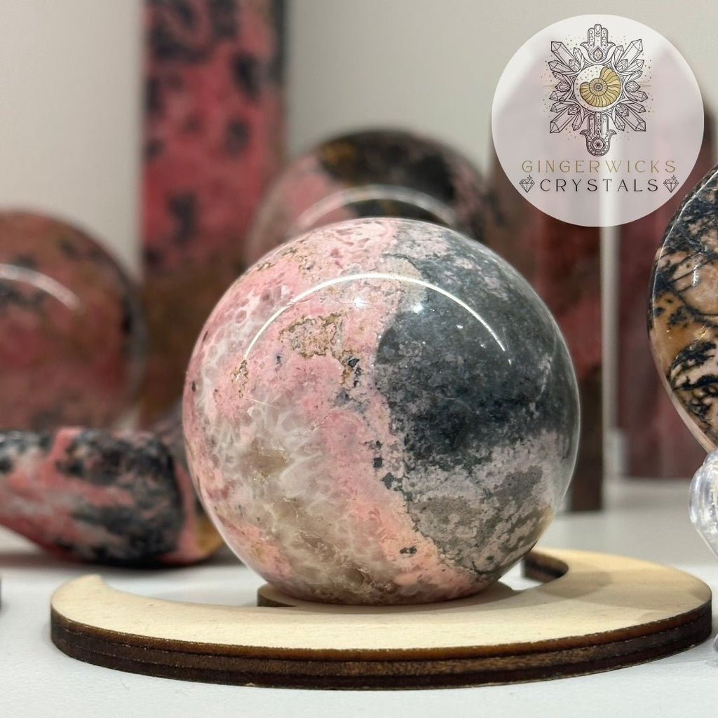 Peruvian Rhodonite Sphere