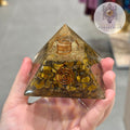 Tiger's Eye Orgone Pyramid