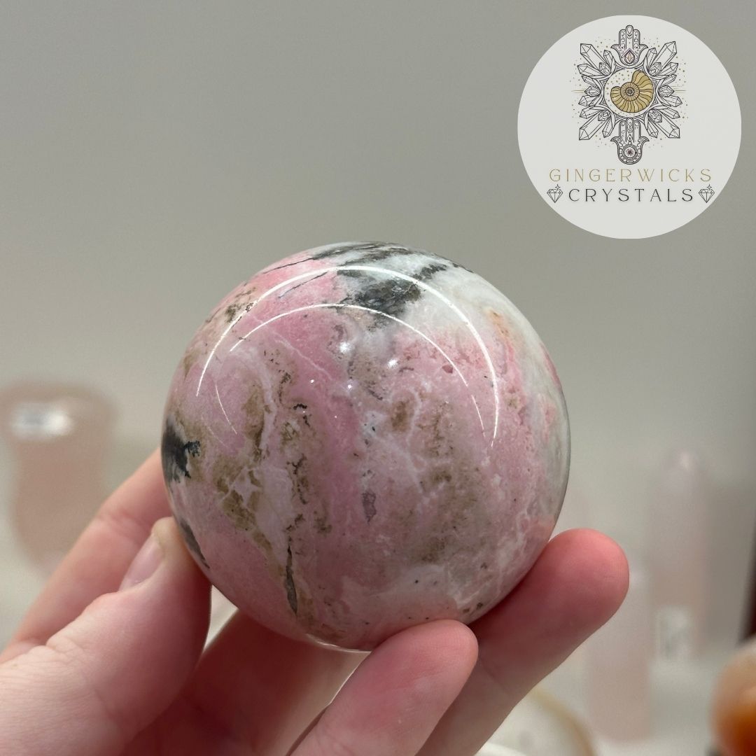 Peruvian Rhodonite Sphere
