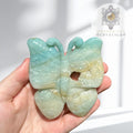 Amazonite Butterfly Carving