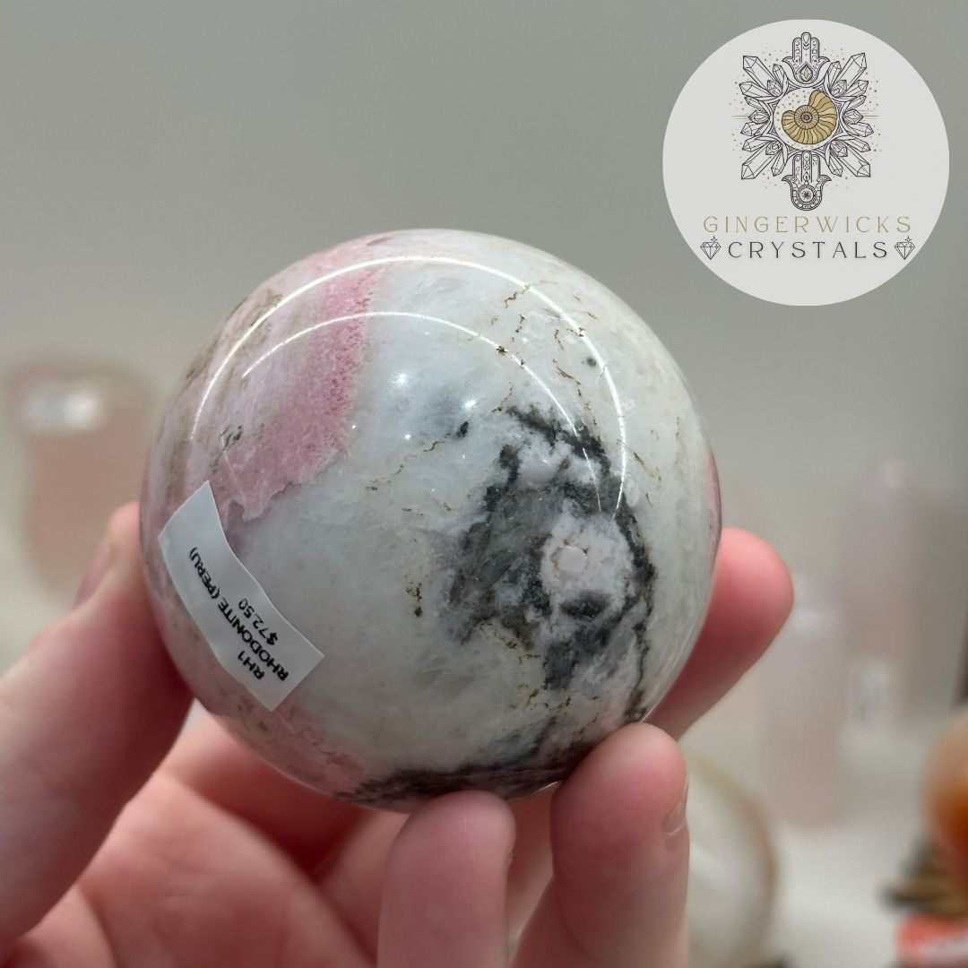 Peruvian Rhodonite Sphere