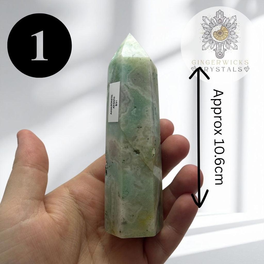 Amazonite Points – Choose Your Piece