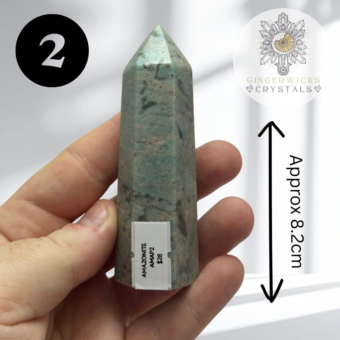 Amazonite Points – Choose Your Piece