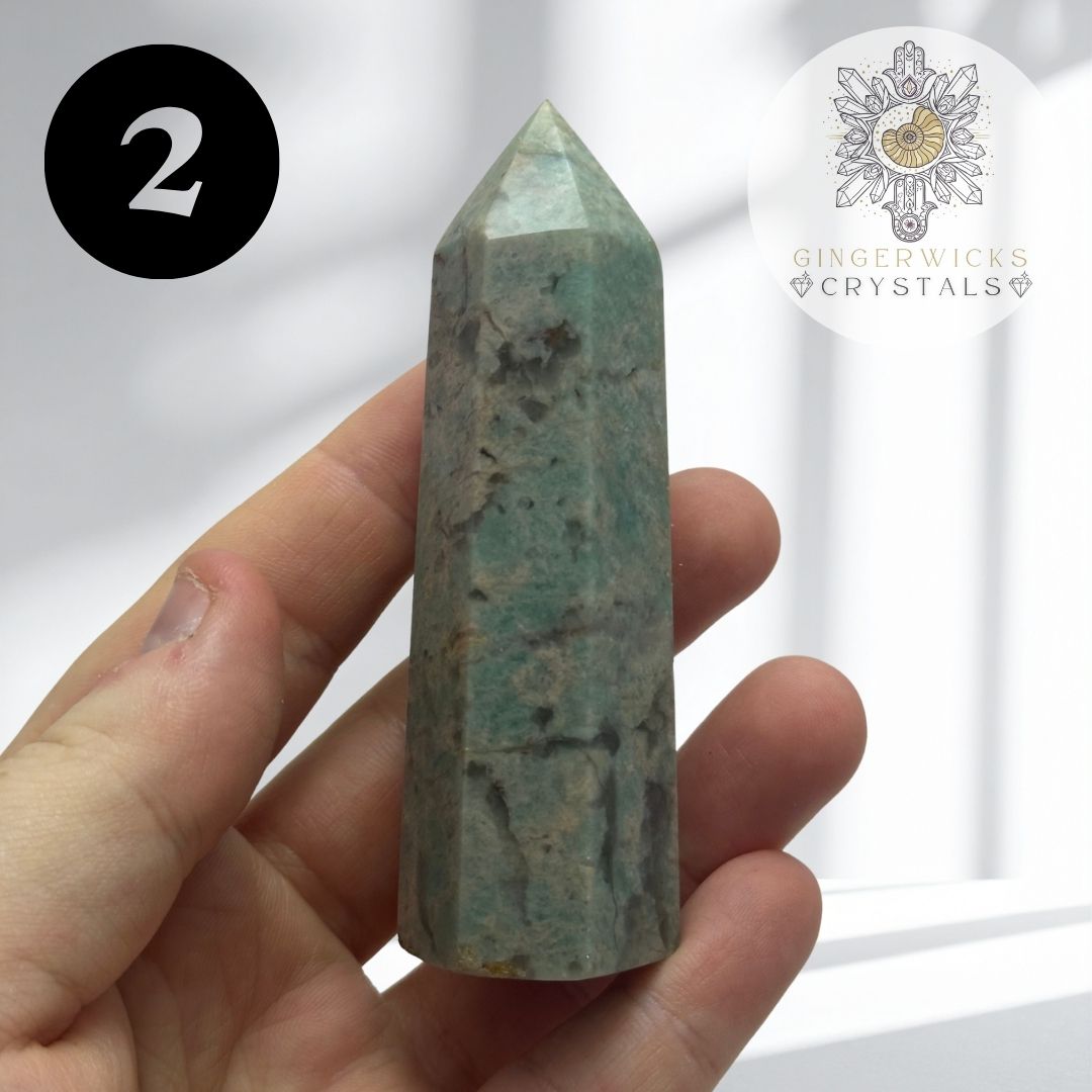 Amazonite Points – Choose Your Piece