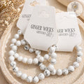 Howlite Bracelet – 8mm Beads