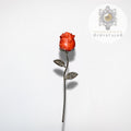 Red Jasper Crystal Rose Carving