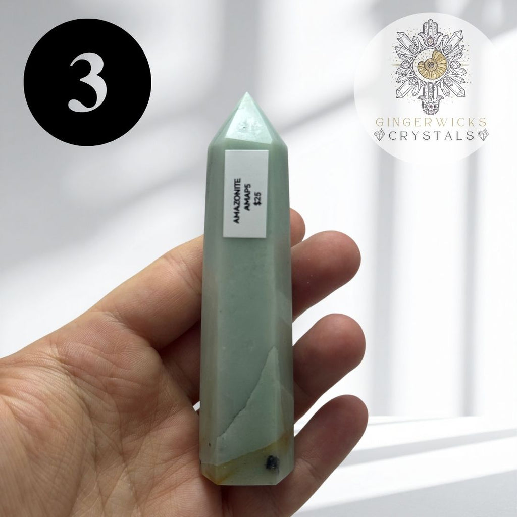 Amazonite Points – Choose Your Piece