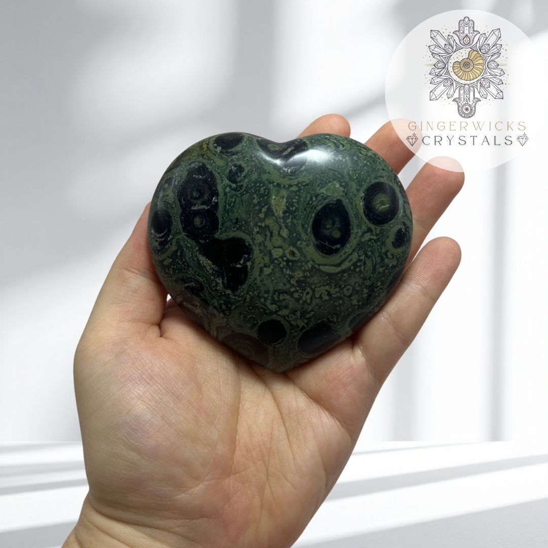 Kambaba Jasper Heart